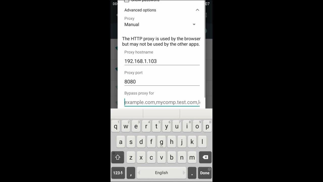 Configure HTTP Proxy