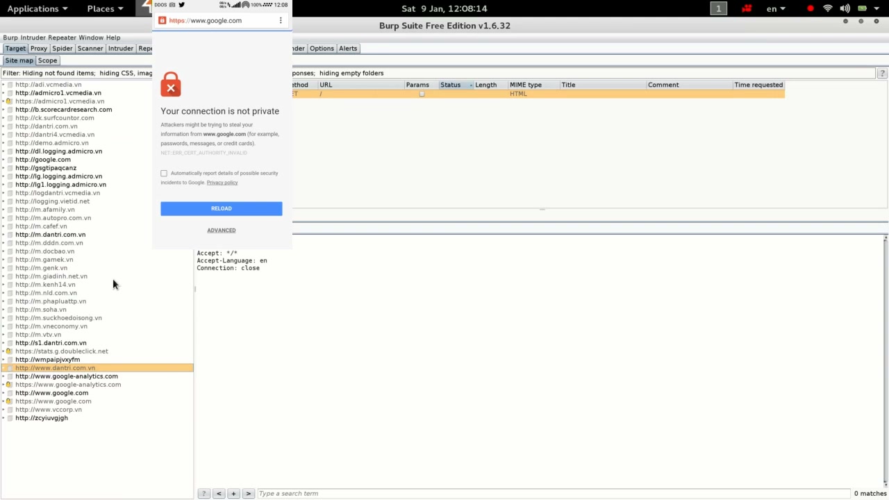 Handle SSL Connection Error
