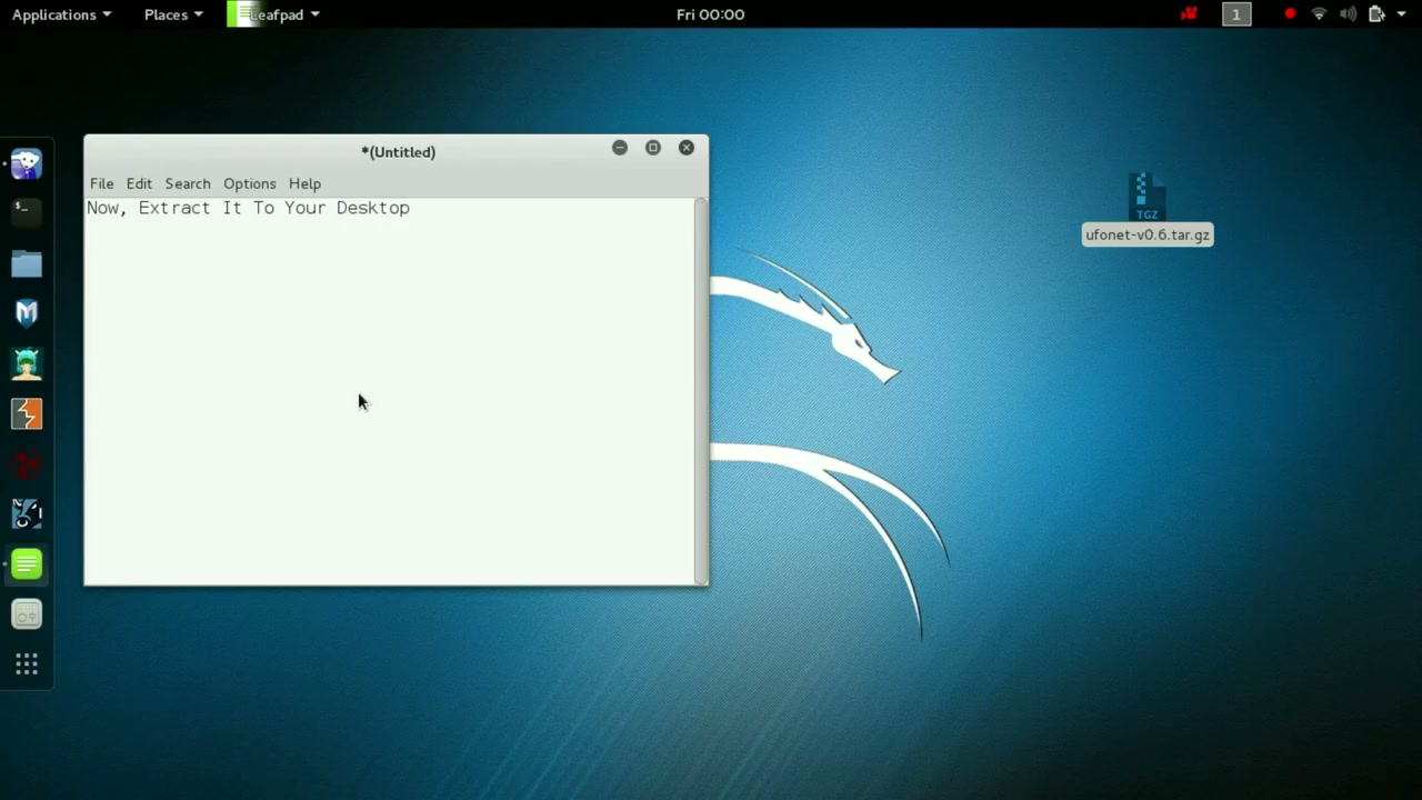 Extract Archive to Desktop