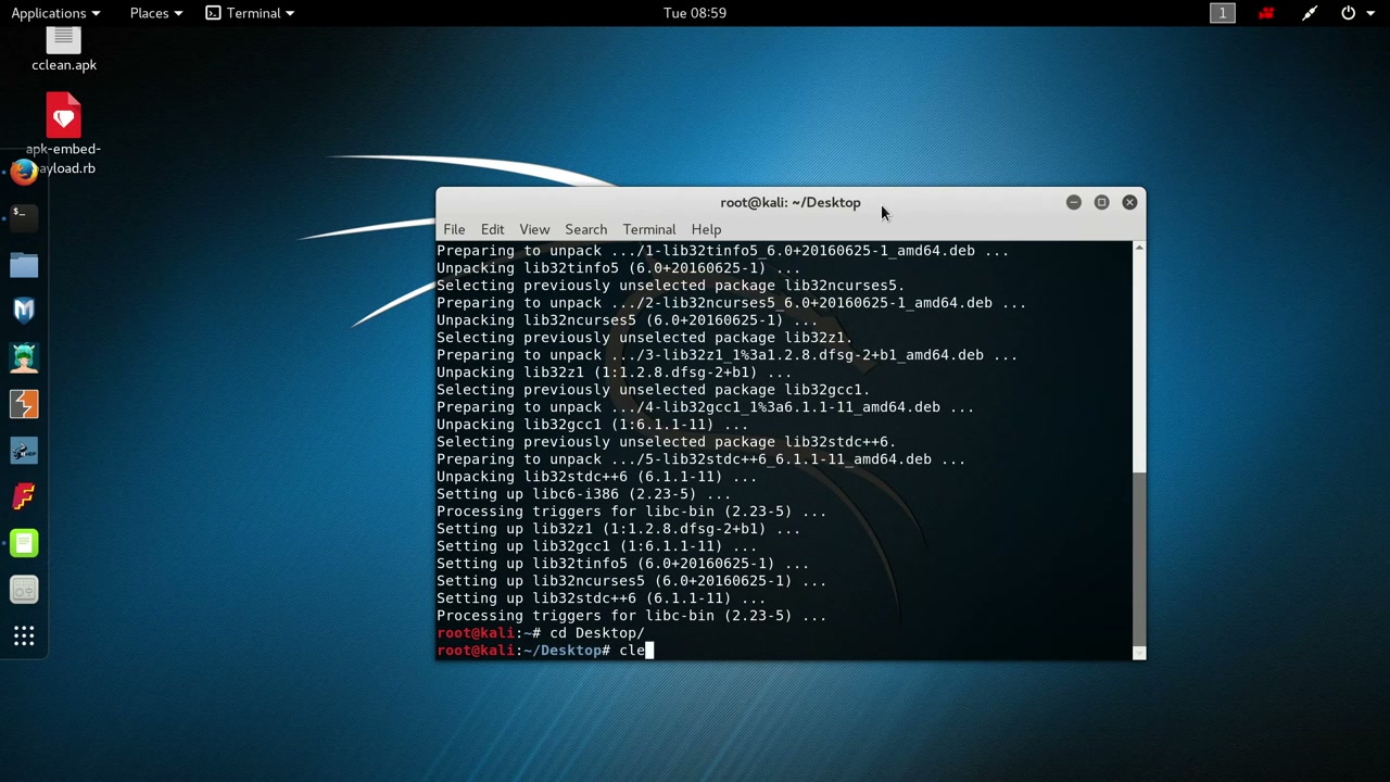 Analyze Terminal Output for Backdoor Injection