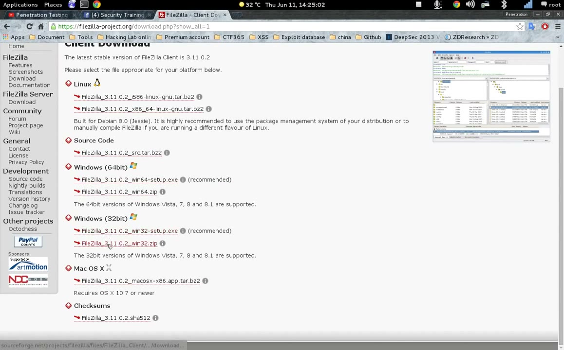 Download FileZilla Client